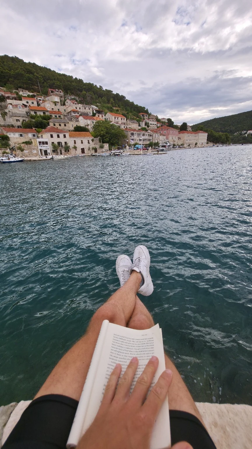 Pučišća on Brač seen from the waterfront during a Task-B sailing trip